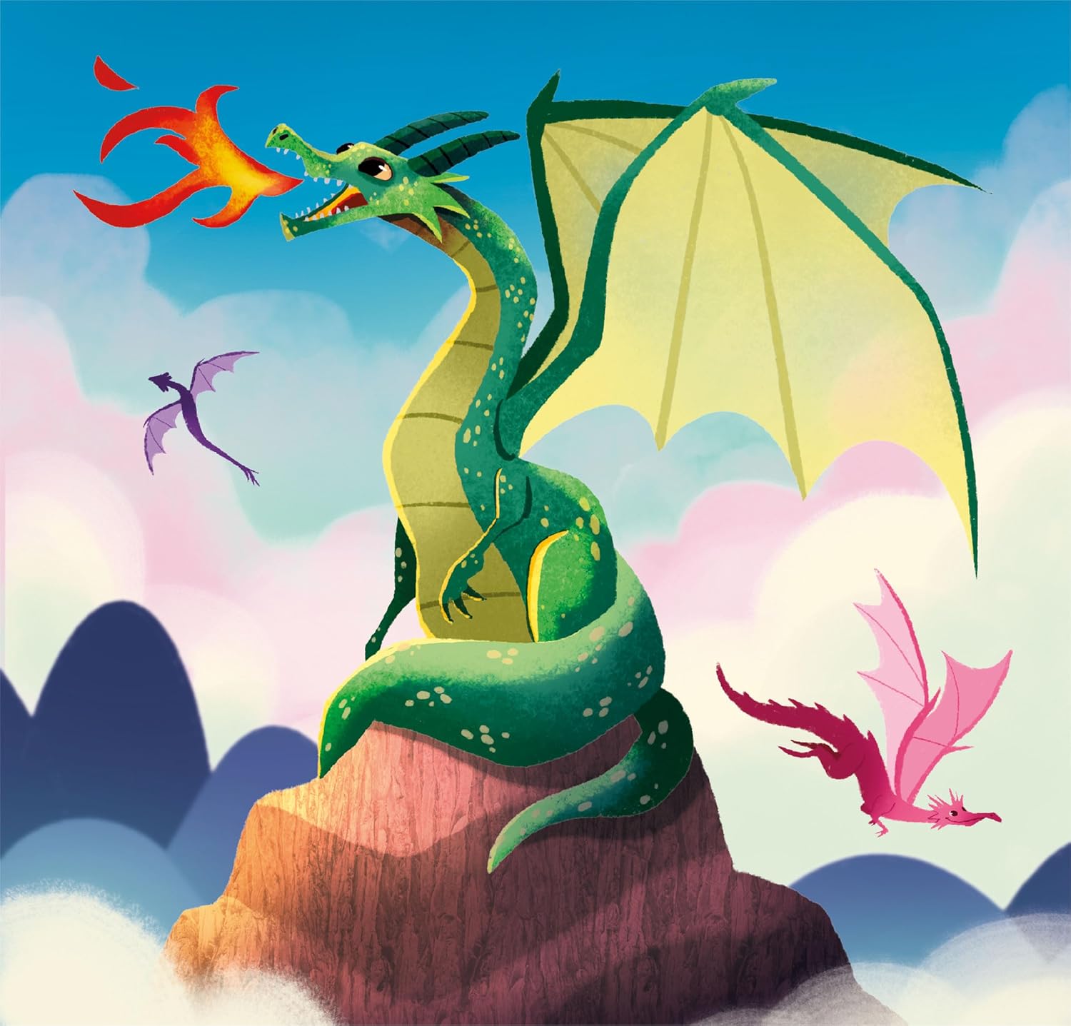 יצורים פנטסטיים - 3 פאזלים של 48 חלקים CLEMENTONI