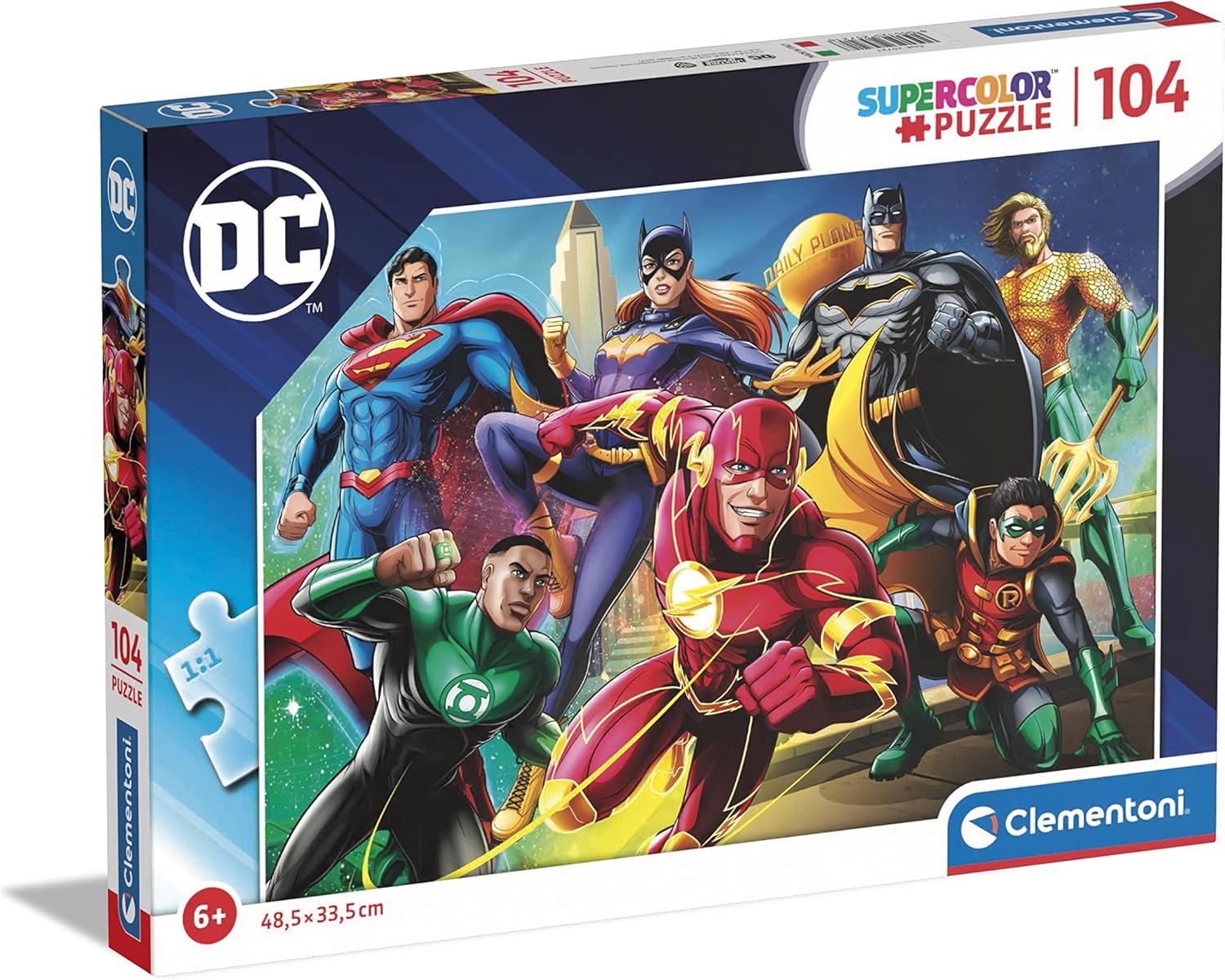 ליגת הצדק DC Comics - פאזל 104 חלקים CLEMENTONI