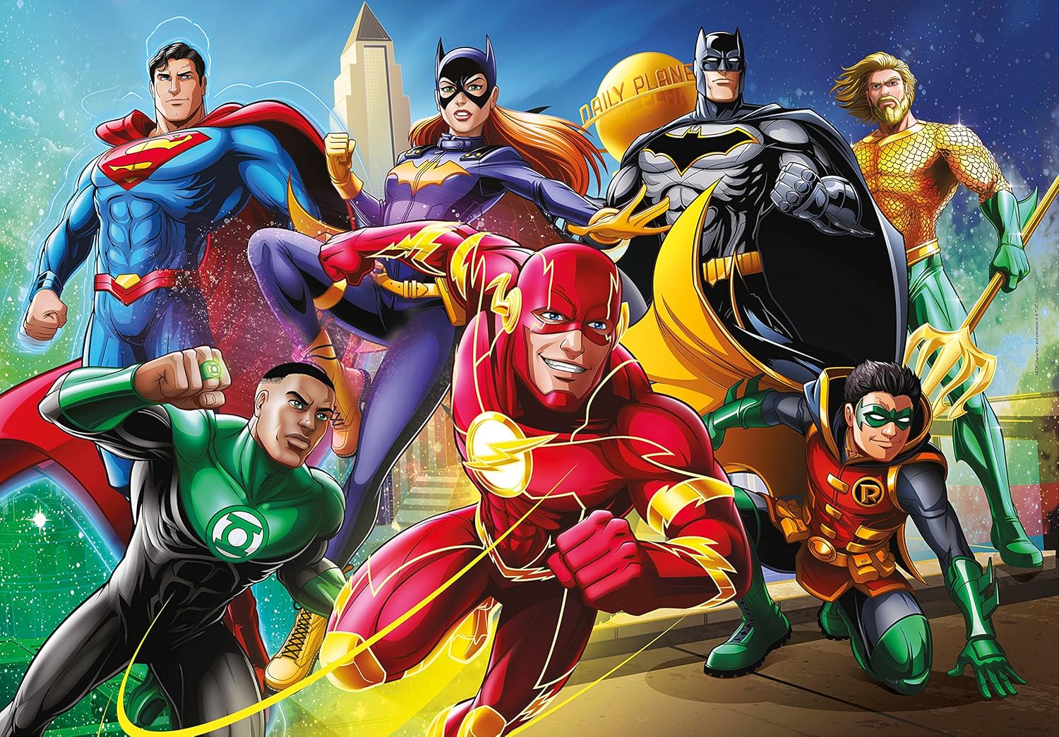 ליגת הצדק DC Comics - פאזל 104 חלקים CLEMENTONI