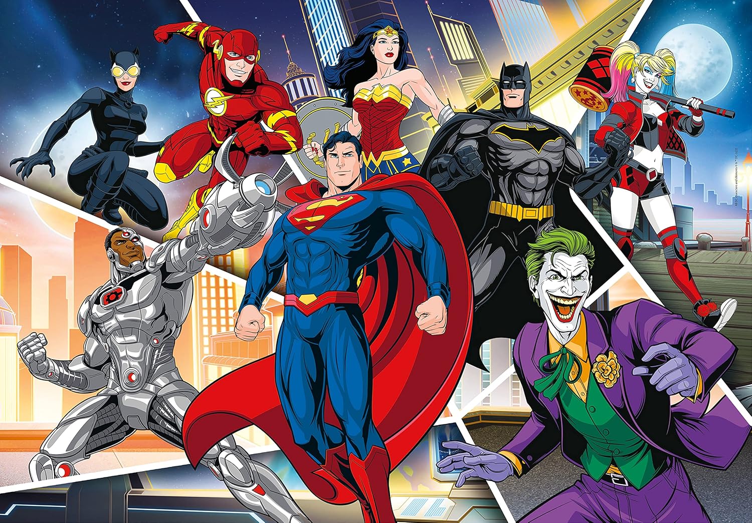 ליגת הצדק של DC - פאזל 104 חלקים CLEMENTONI