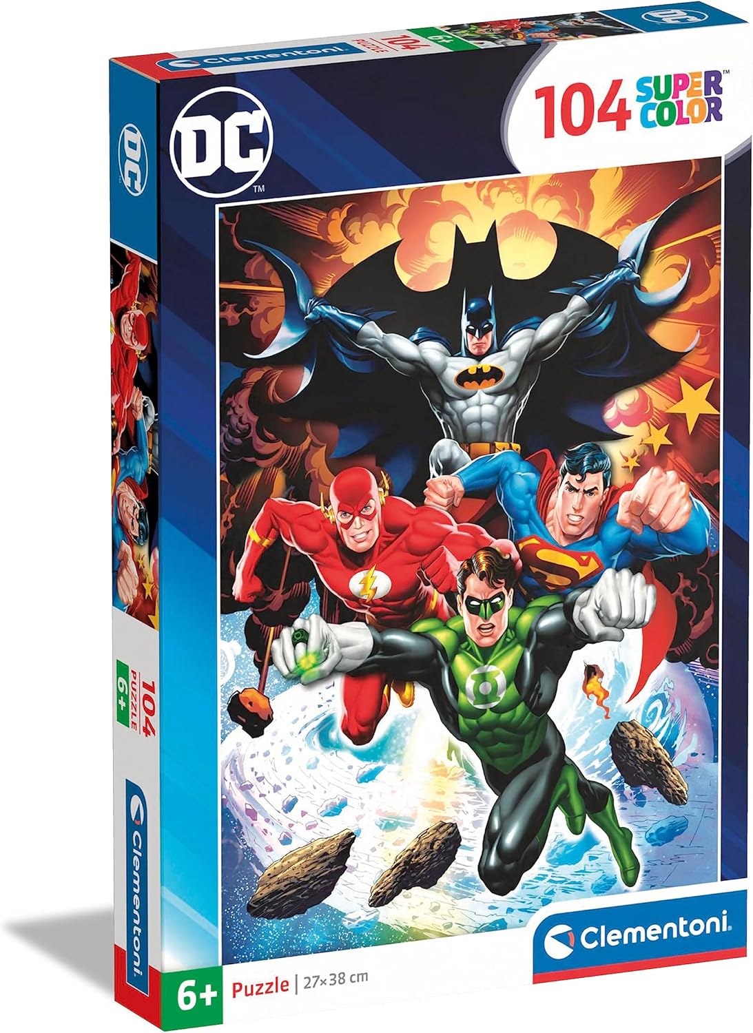ליגת הצדק DC Comics - פאזל 104 חלקים CLEMENTONI