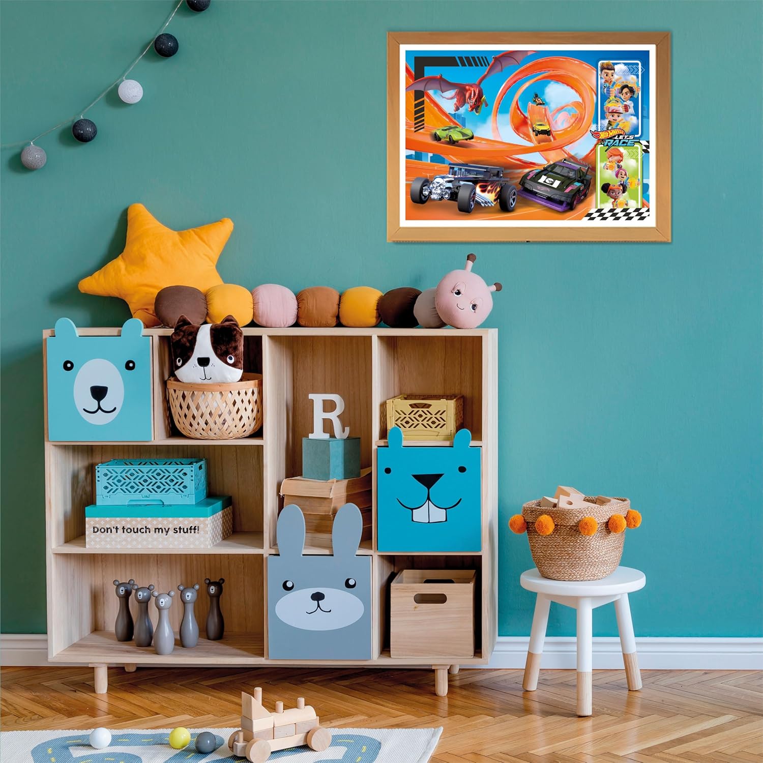 Hotwheels גלגלים לוהטים - פאזל 104 חלקים CLEMENTONI