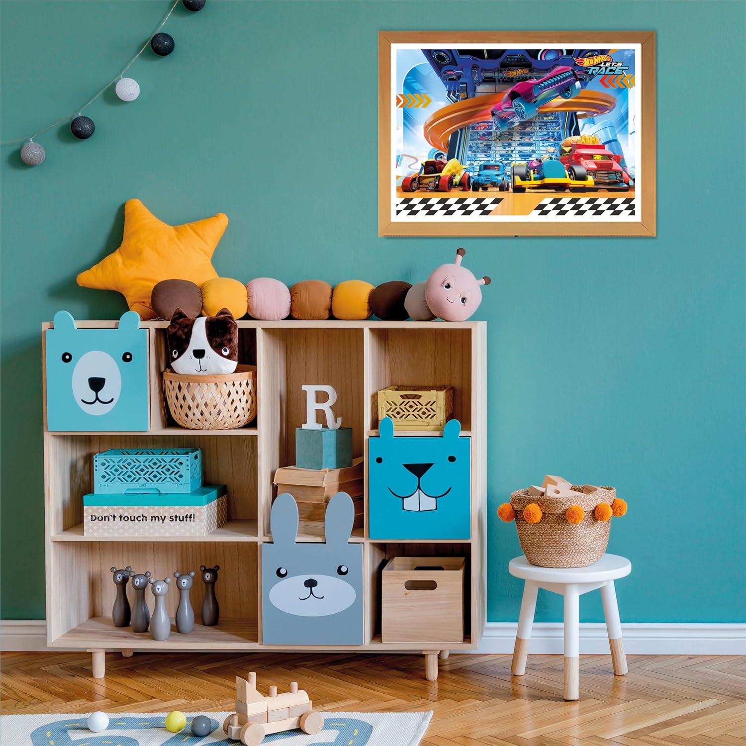 Hotwheels גלגלים לוהטים - פאזל 104 חלקים CLEMENTONI