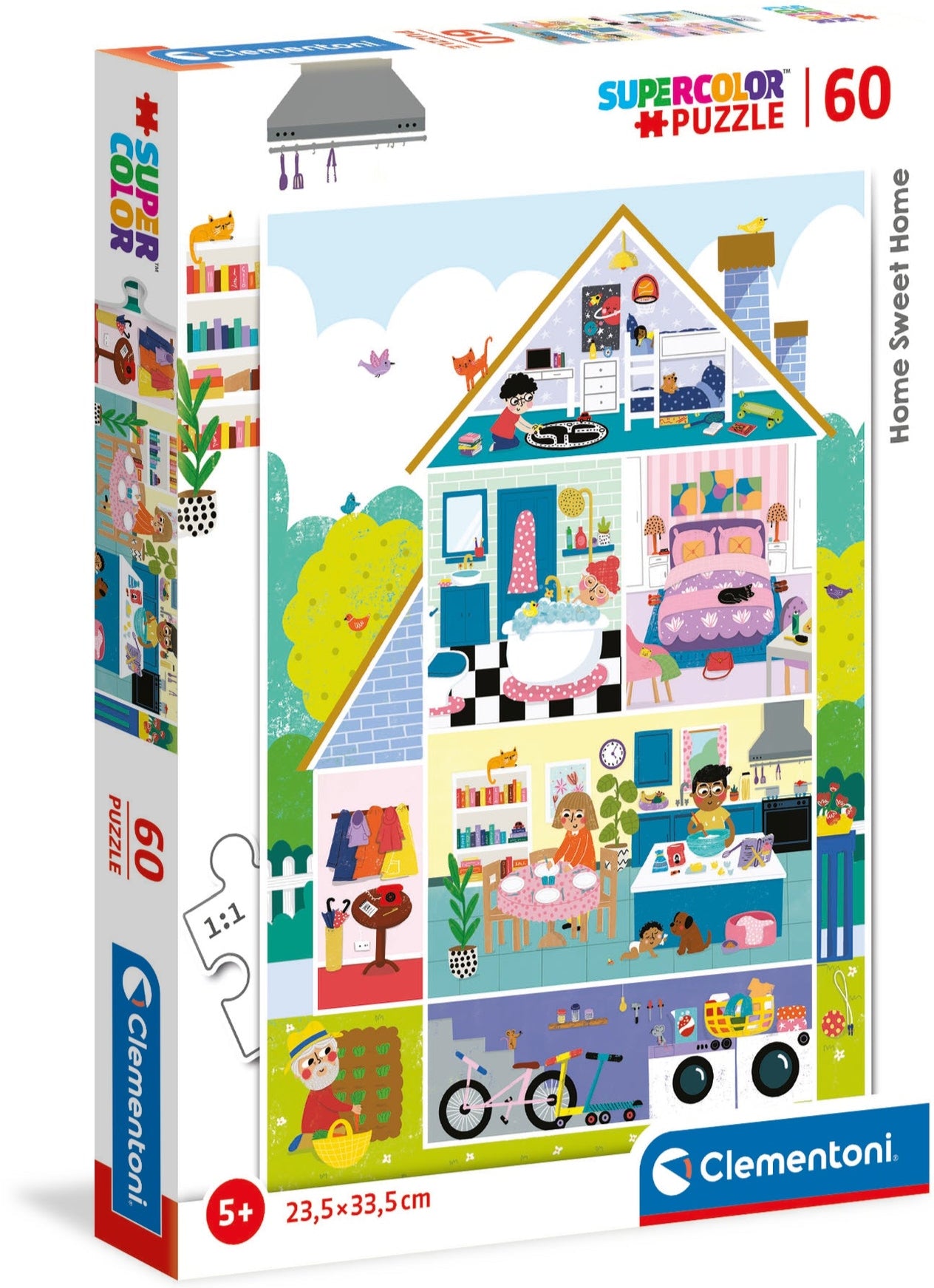 אין כמו בבית - פאזל 60 חלקים CLEMENTONI