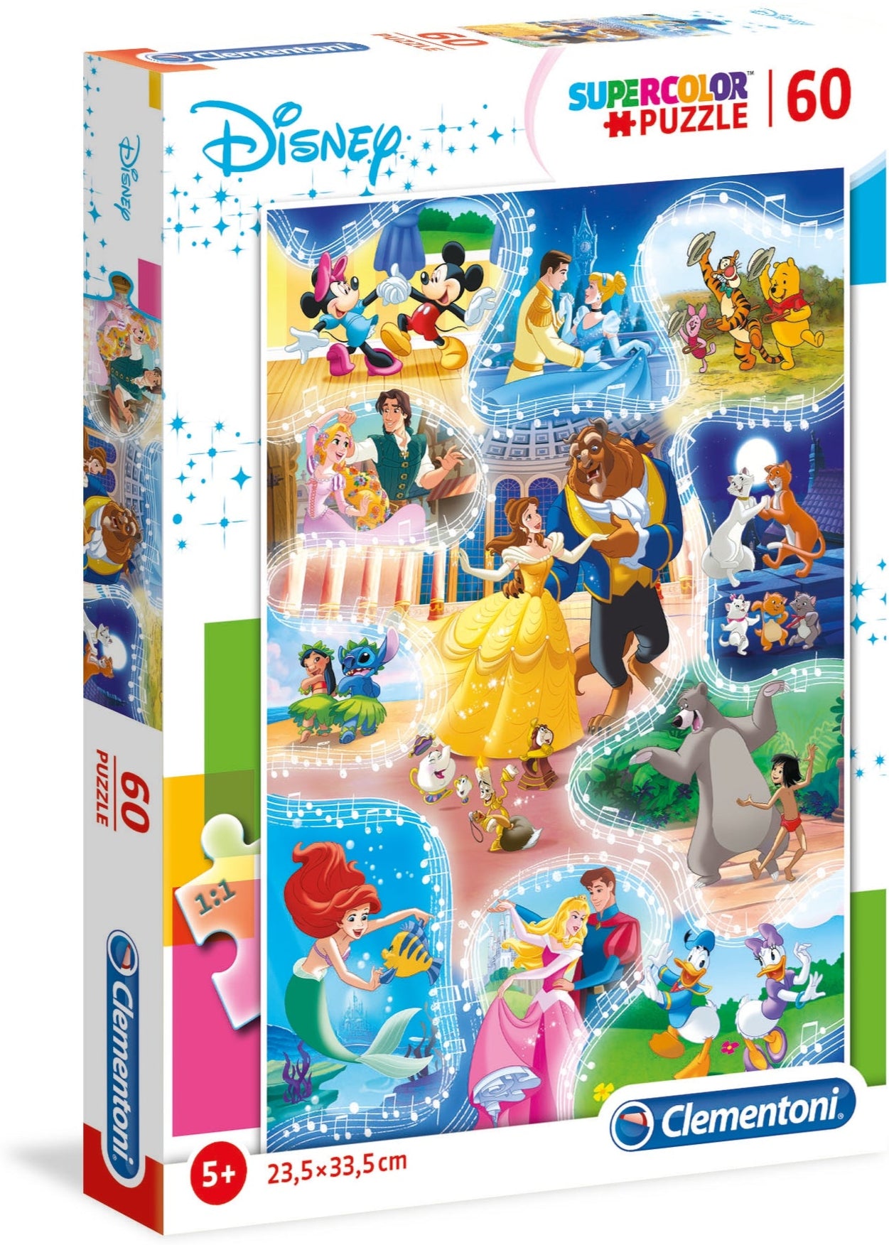 דיסני זמן לרקוד - פאזל 60 חלקים CLEMENTONI