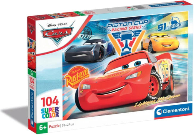 דיסני מכוניות - פאזל 104 חלקים CLEMENTONI