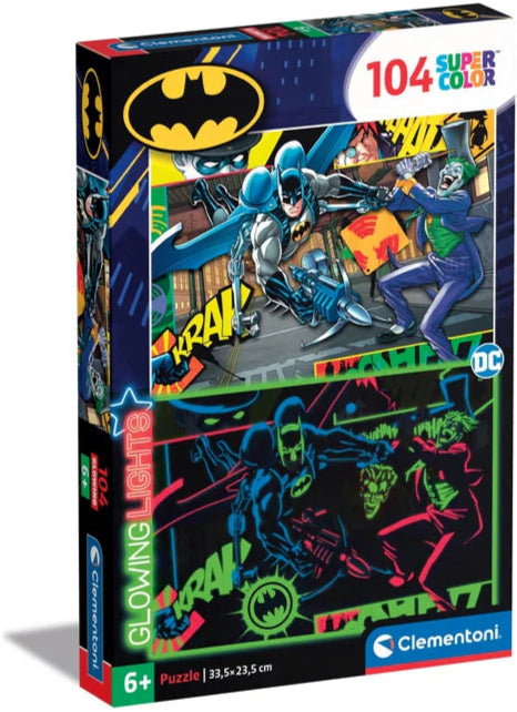 באטמן - פאזל 104 חלקים זוהר בחושך CLEMENTONI