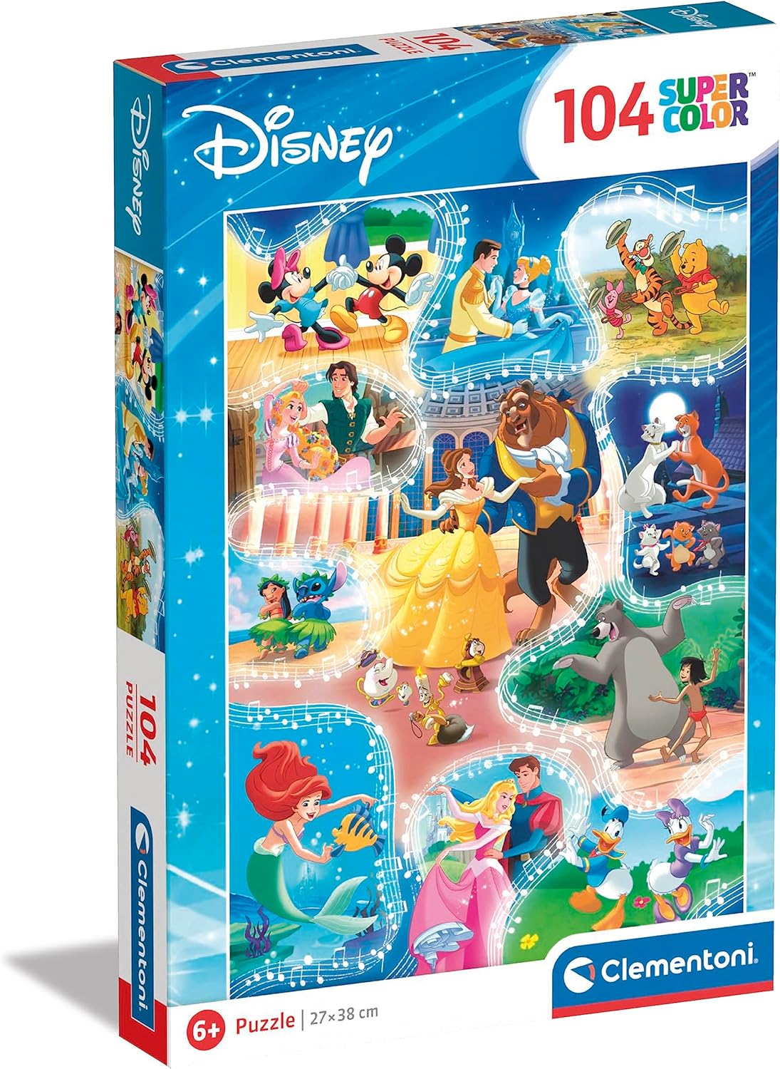 דיסני, הזמן לרקוד! - פאזל 104 חלקים CLEMENTONI