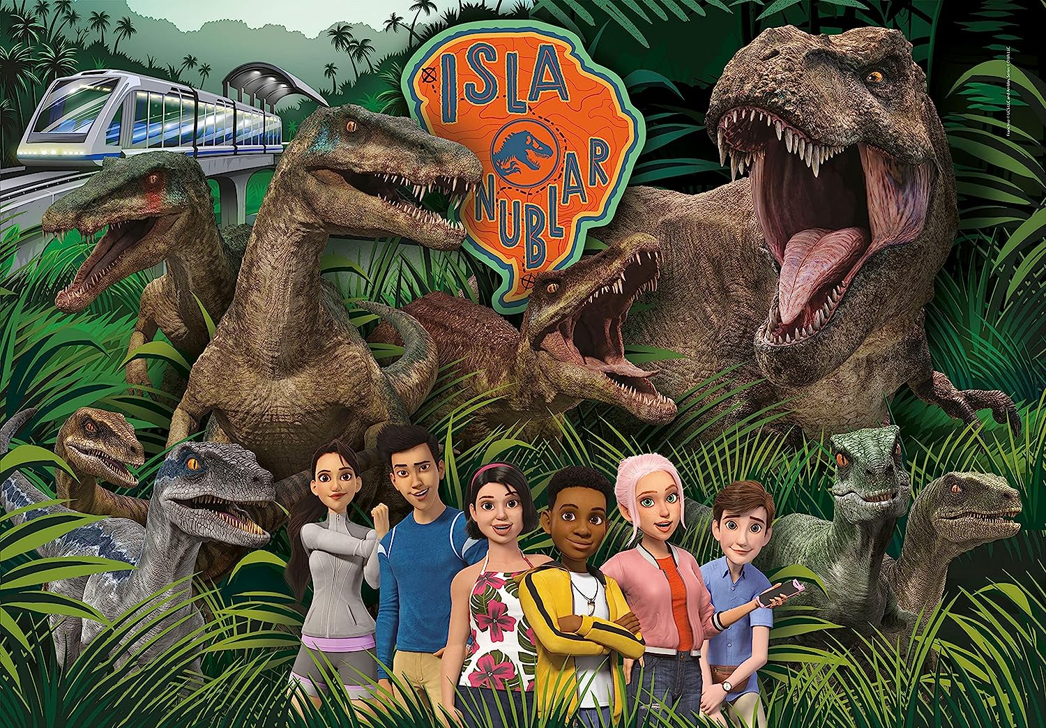 עולם היורה: מחנה הקרטיקון - פאזל 180 חלקים CLEMENTONI