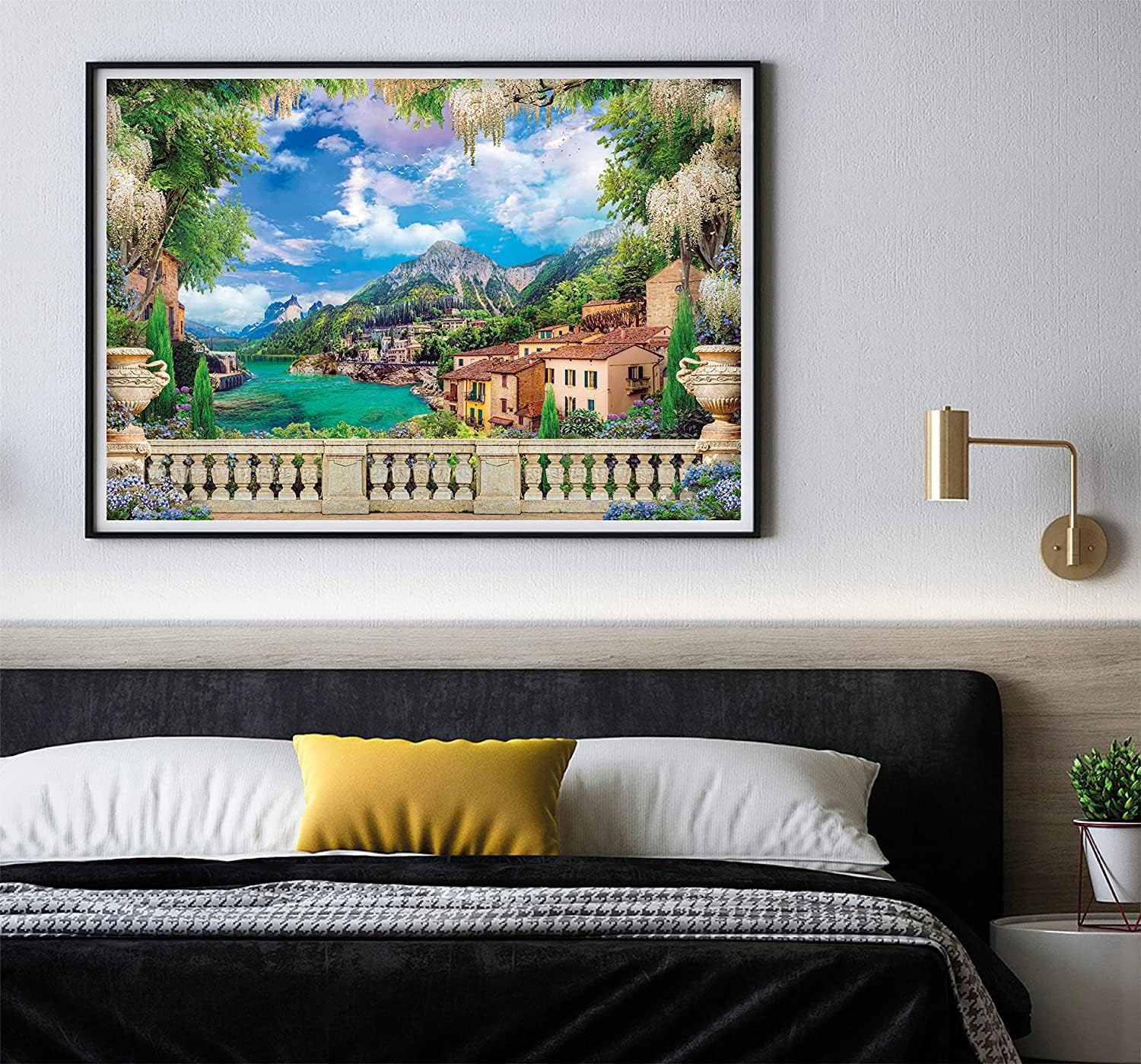 מרפסת נוף לאגם - פאזל 3000 חלקים