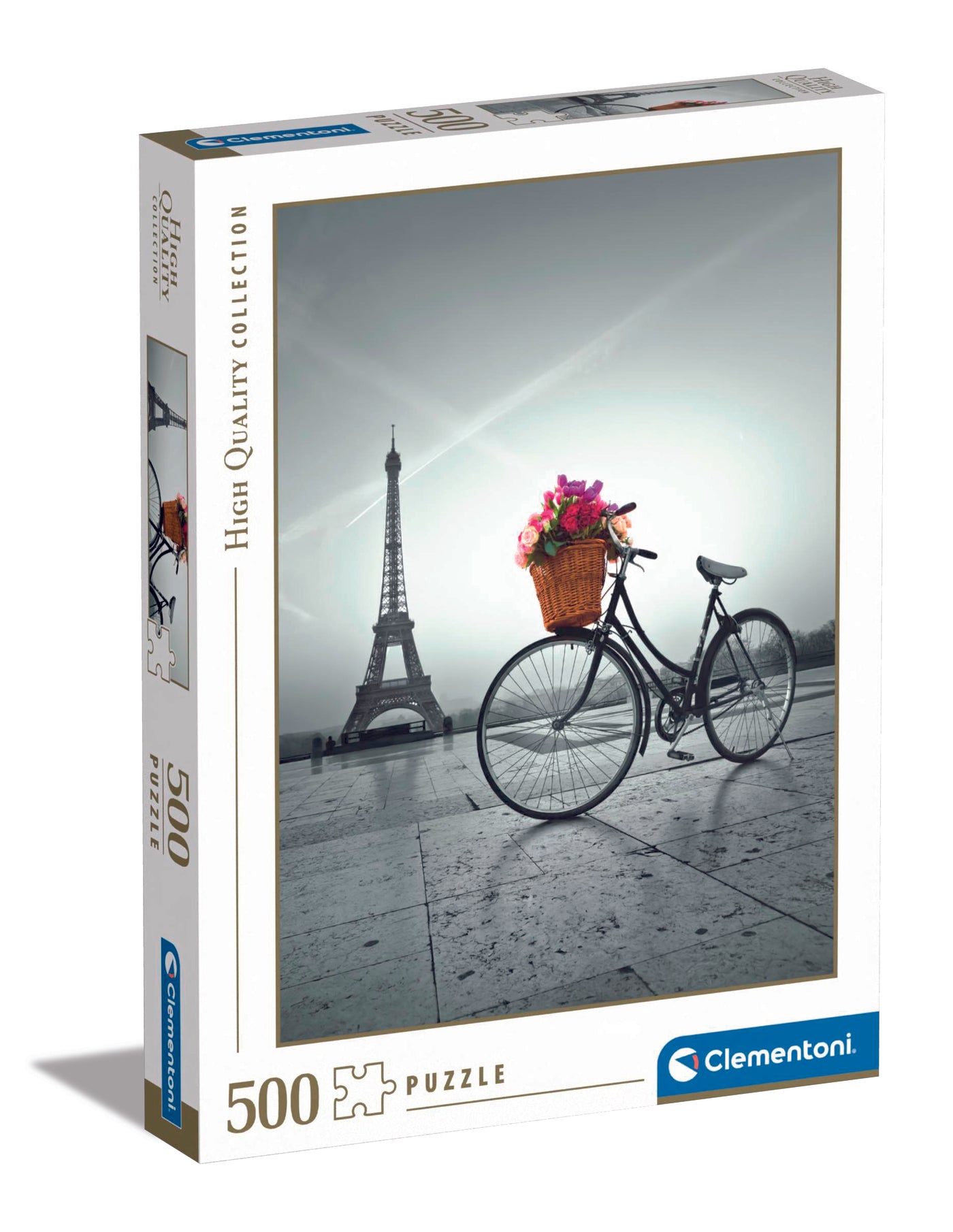 טיילת רומנטית בפריז - פאזל 500 חלקים CLEMENTONI