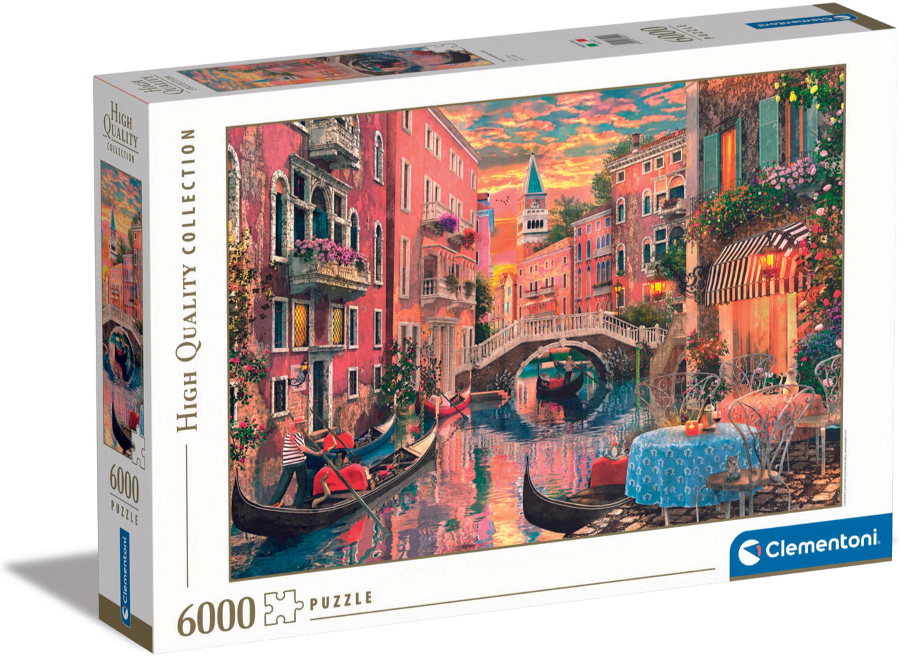 ערב בוונציה - פאזל 6000 חלקים CLEMENTONI