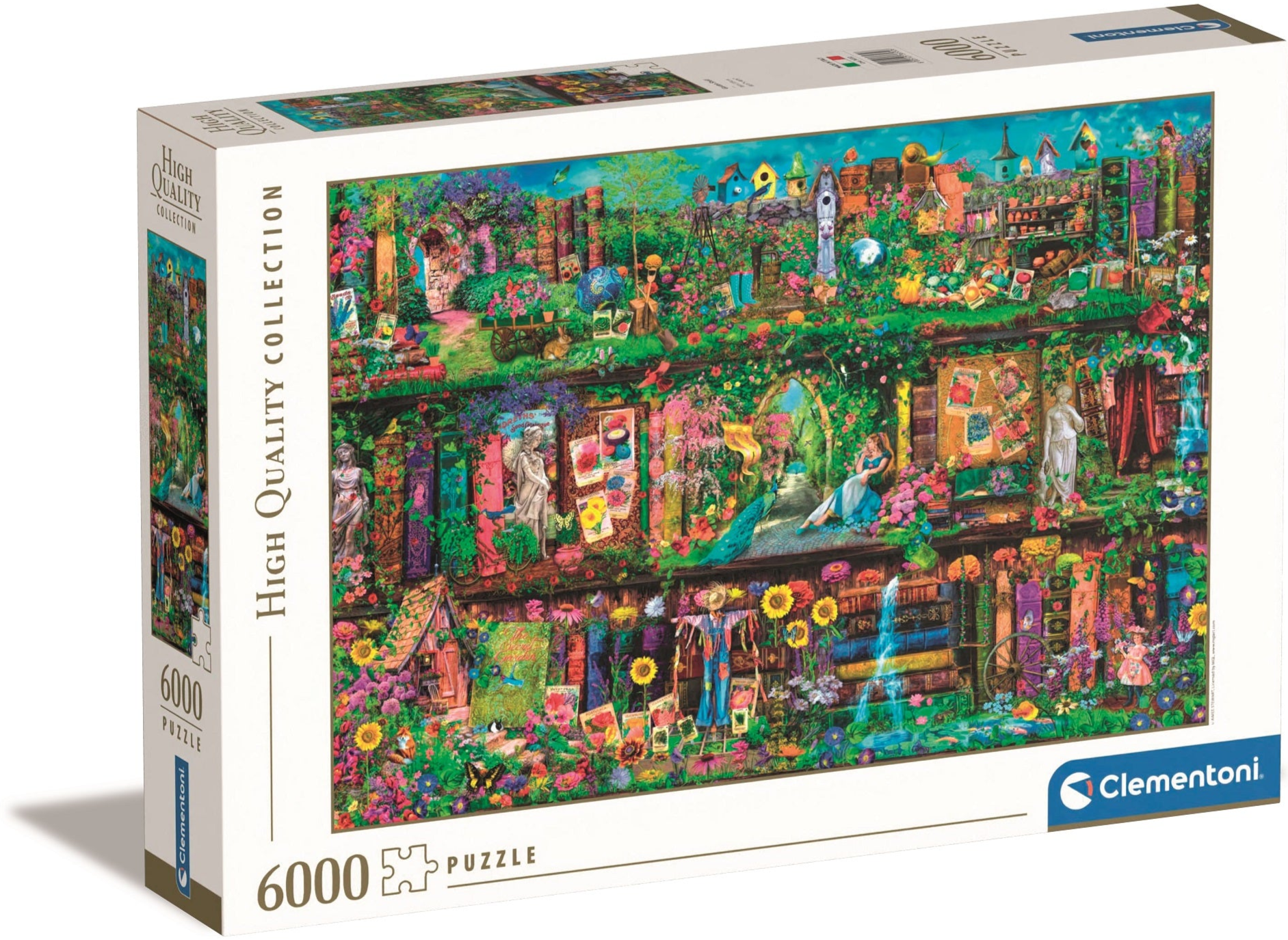 גינה על מדף - פאזל 6000 חלקים CLEMENTONI
