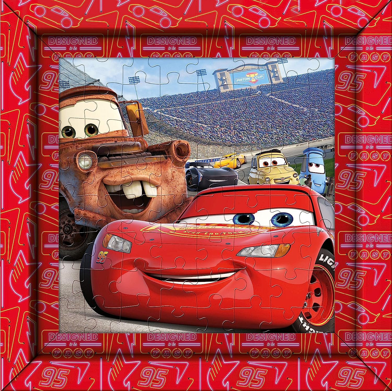 דיסני מכוניות, Frame Me Up! - פאזל מסגרת 60 חלקים CLEMENTONI