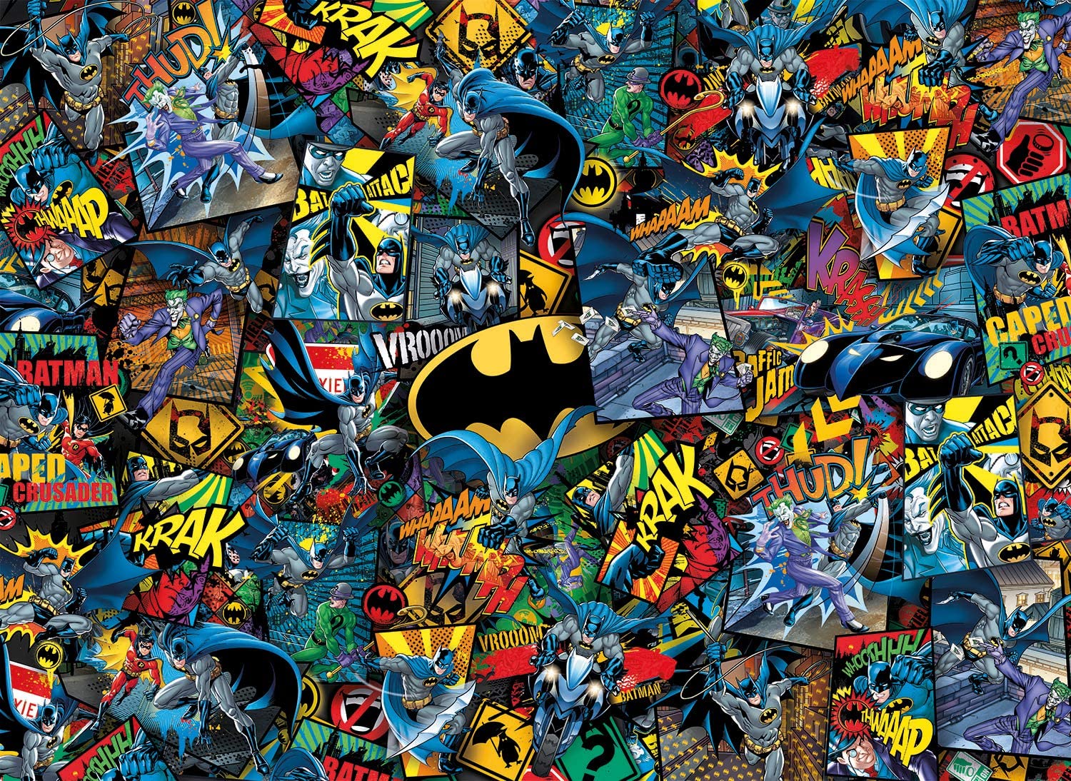 באטמן, סדרת פאזל בלתי אפשרי - פאזל 1000 חלקים CLEMENTONI