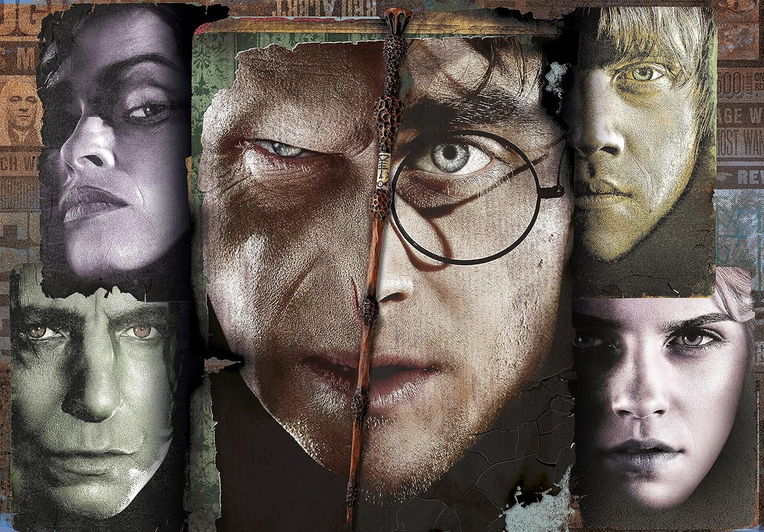 הארי פוטר - פאזל 1000 חלקים בקופסת מזוודה CLEMENTONI