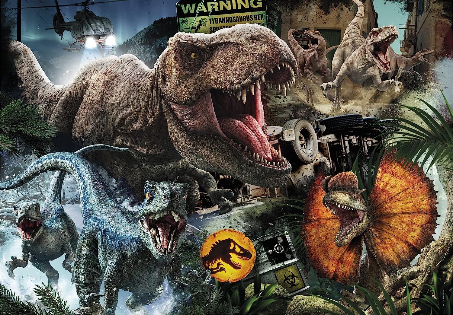 עולם היורה - פאזל 1000 חלקים CLEMENTONI