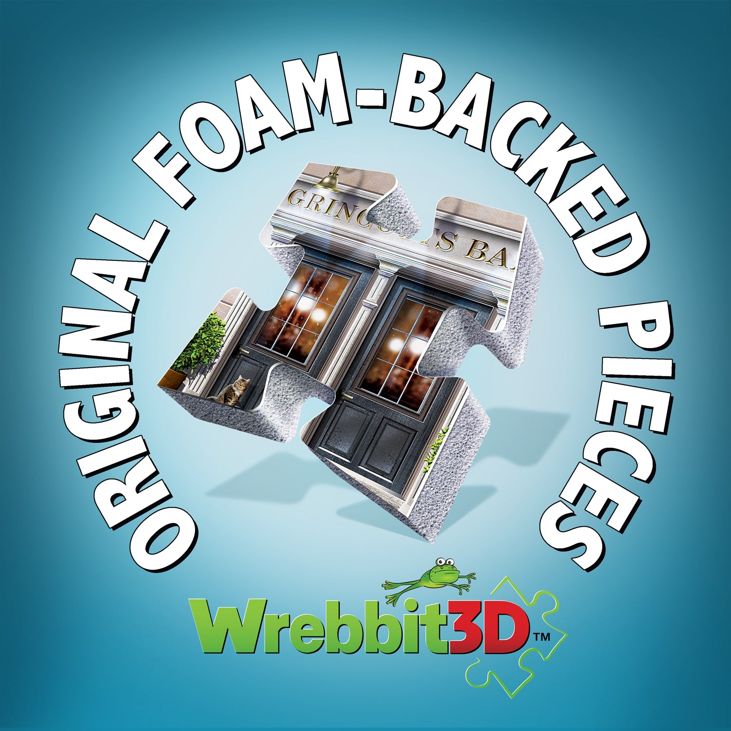 הארי פוטר, קולקציית Diagon Alley™: בנק הקוסמים גרינגוטס™ - פאזל תלת מימד 300 חלקים