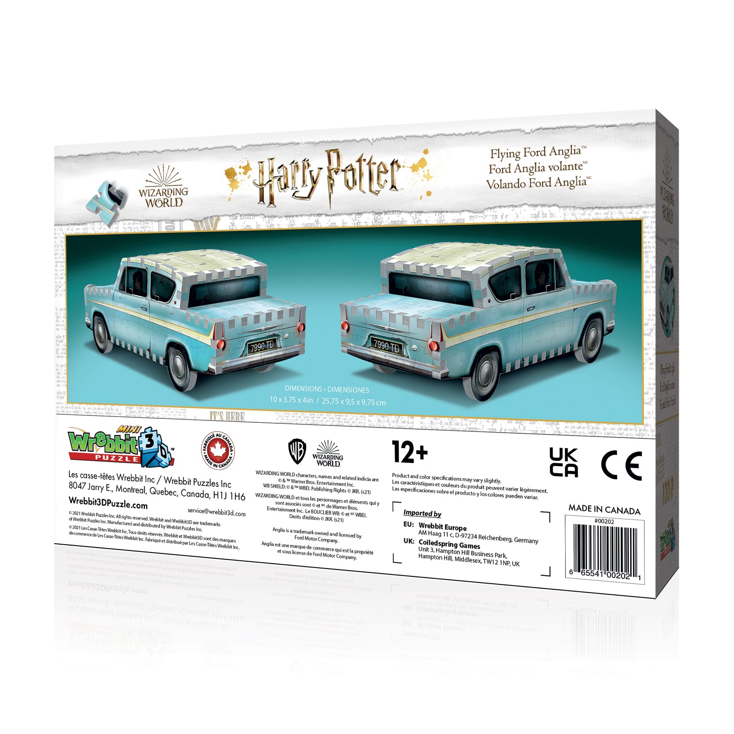 הארי פוטר: Flying Ford Anglia™ - Mini - פאזל תלת מימד 130 חלקים