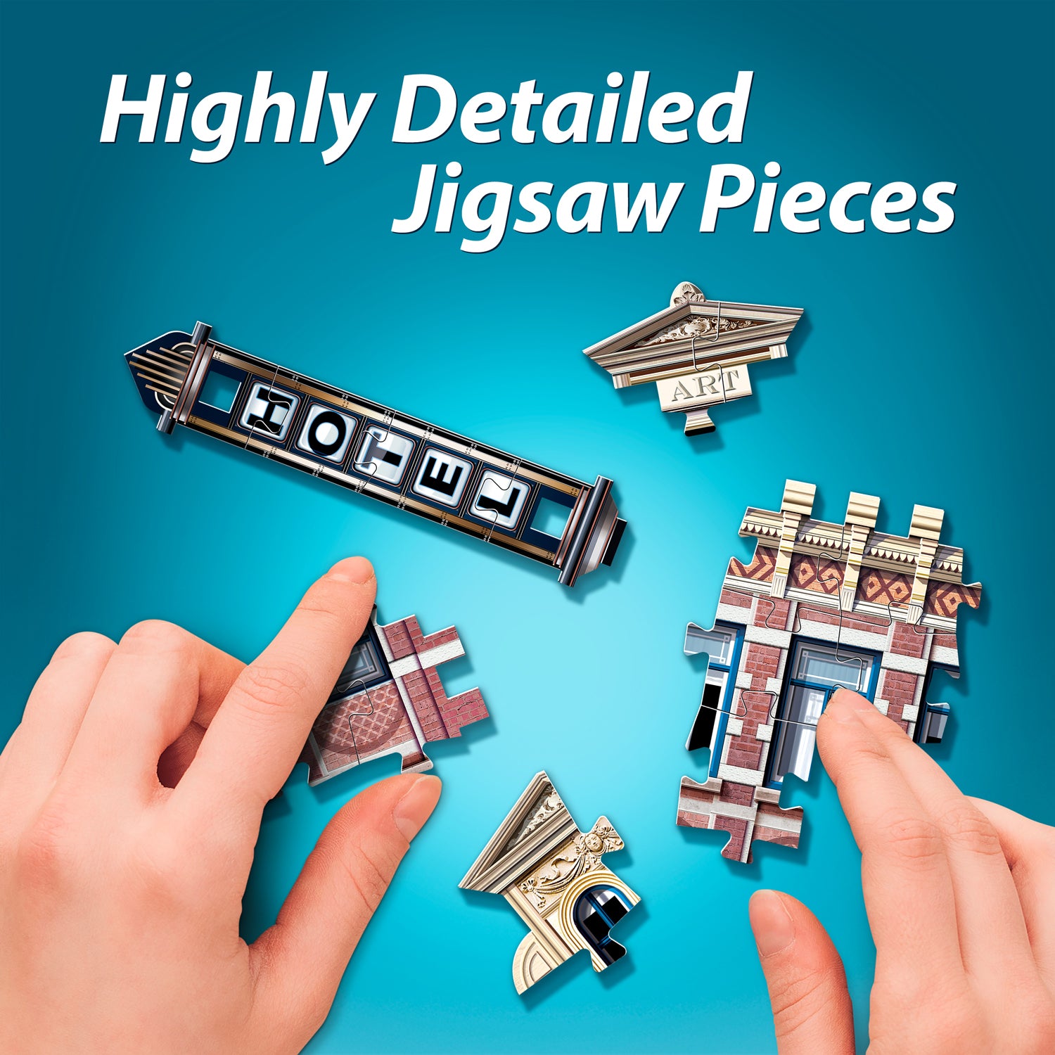 קולקציית URBANIA: בית מלון - פאזל 295 חלקים תלת מימד