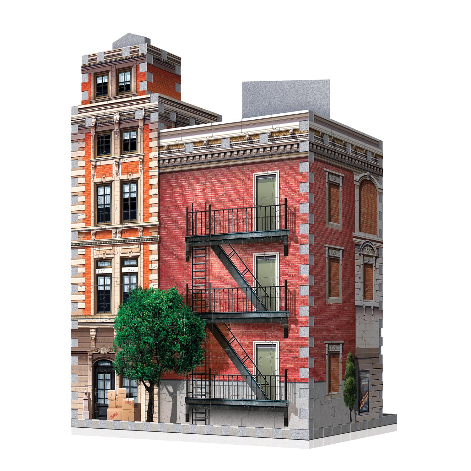 קולקציית URBANIA: בית קולנוע - פאזל 295 חלקים תלת מימד