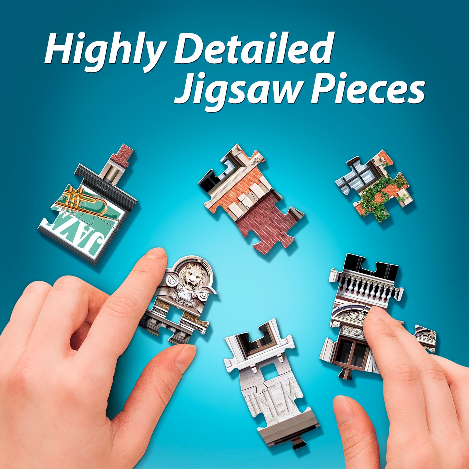 קולקציית URBANIA: בית קולנוע - פאזל 295 חלקים תלת מימד