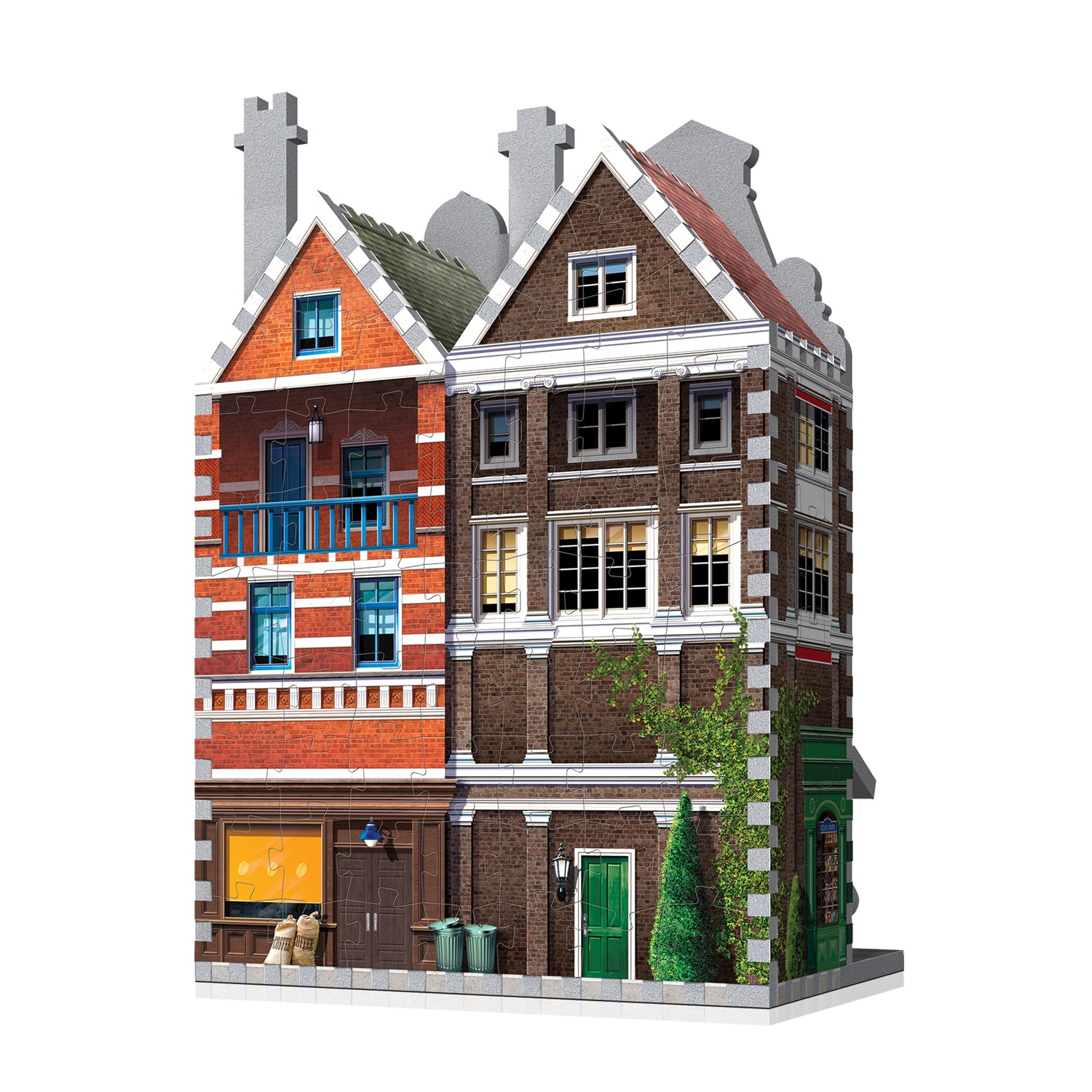 קולקציית URBANIA: בית קפה - פאזל 285 חלקים תלת מימד