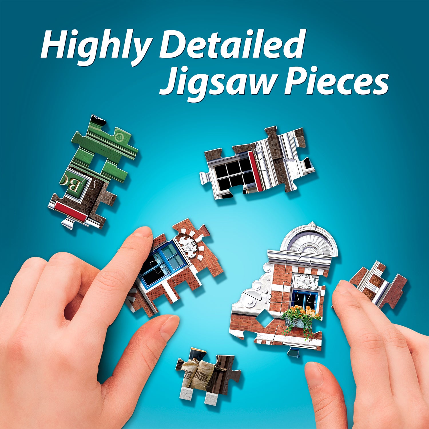 קולקציית URBANIA: בית קפה - פאזל 285 חלקים תלת מימד