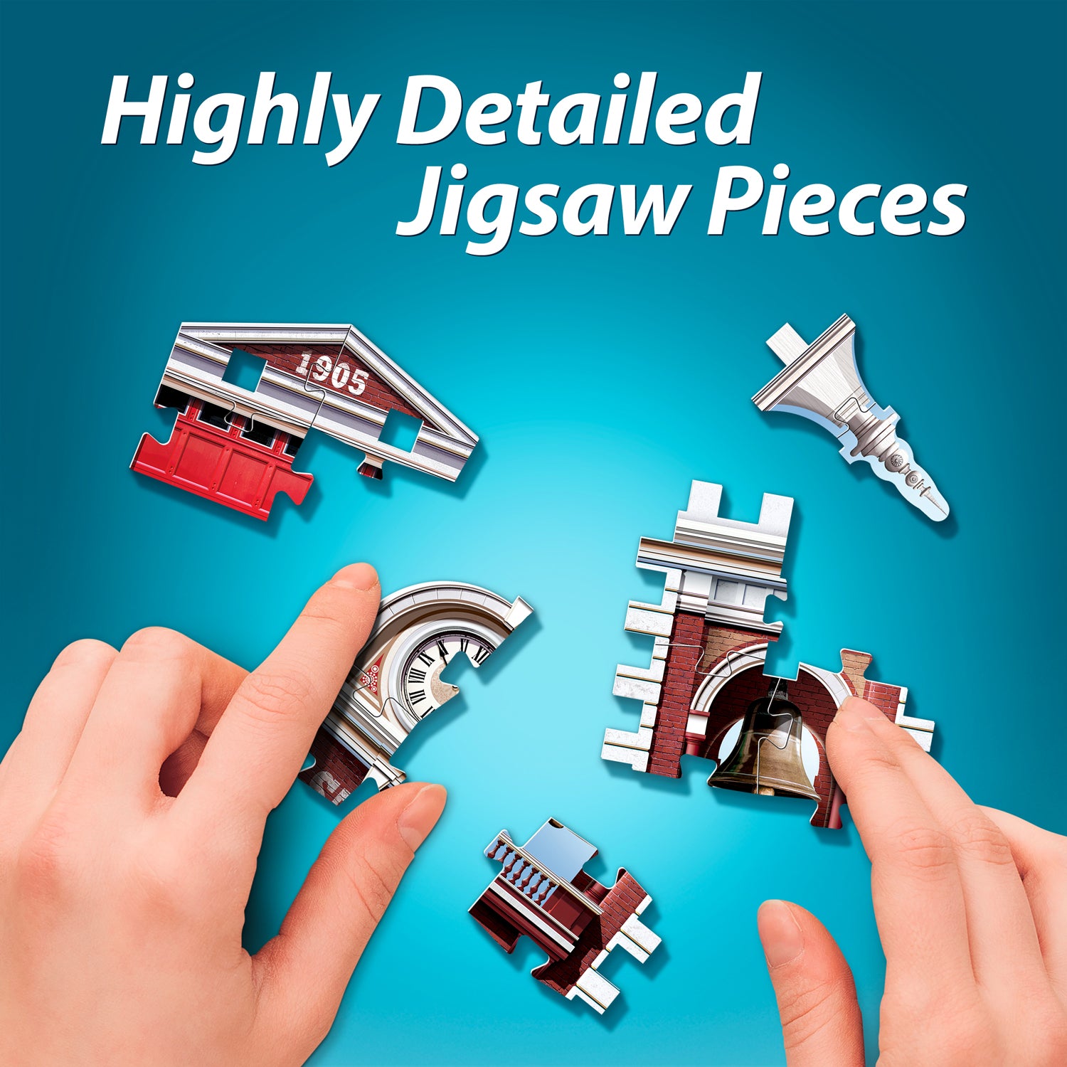 קולקציית URBANIA: בית לוחמי האש - פאזל 285 חלקים תלת מימד