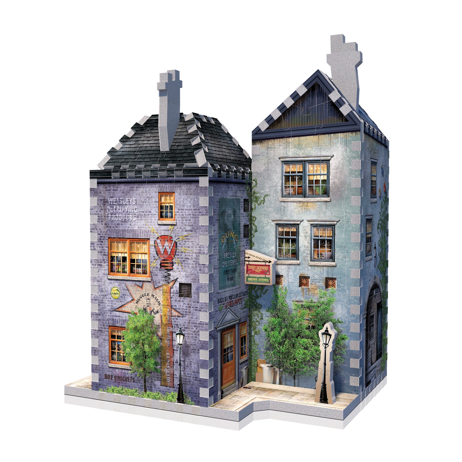 הארי פוטר, קולקציית Diagon Alley™: Weasley's Wizard Wheezes and Daily Prophet™ - פאזל תלת מימד 285 חלקים