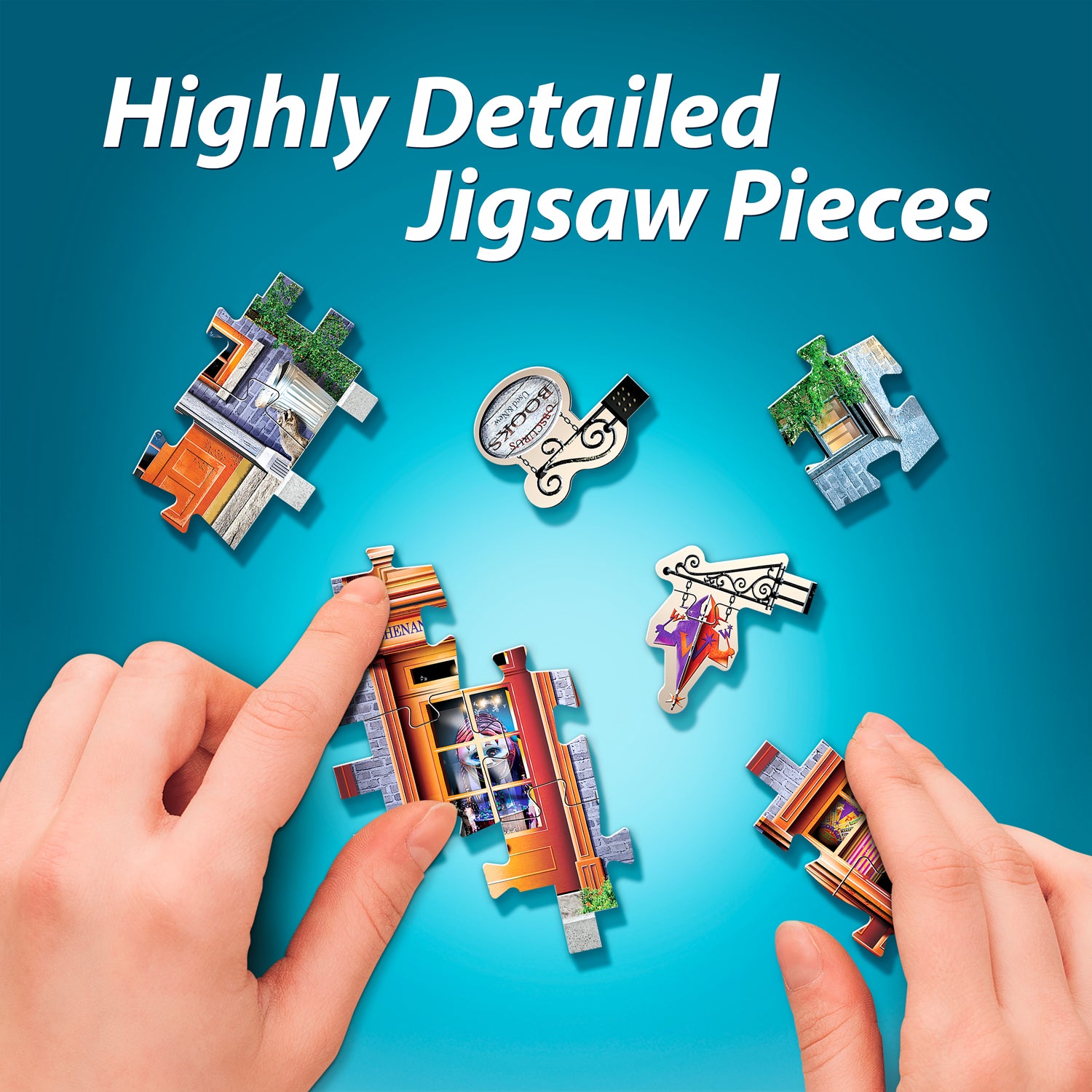 הארי פוטר, קולקציית Diagon Alley™: Weasley's Wizard Wheezes and Daily Prophet™ - פאזל תלת מימד 285 חלקים