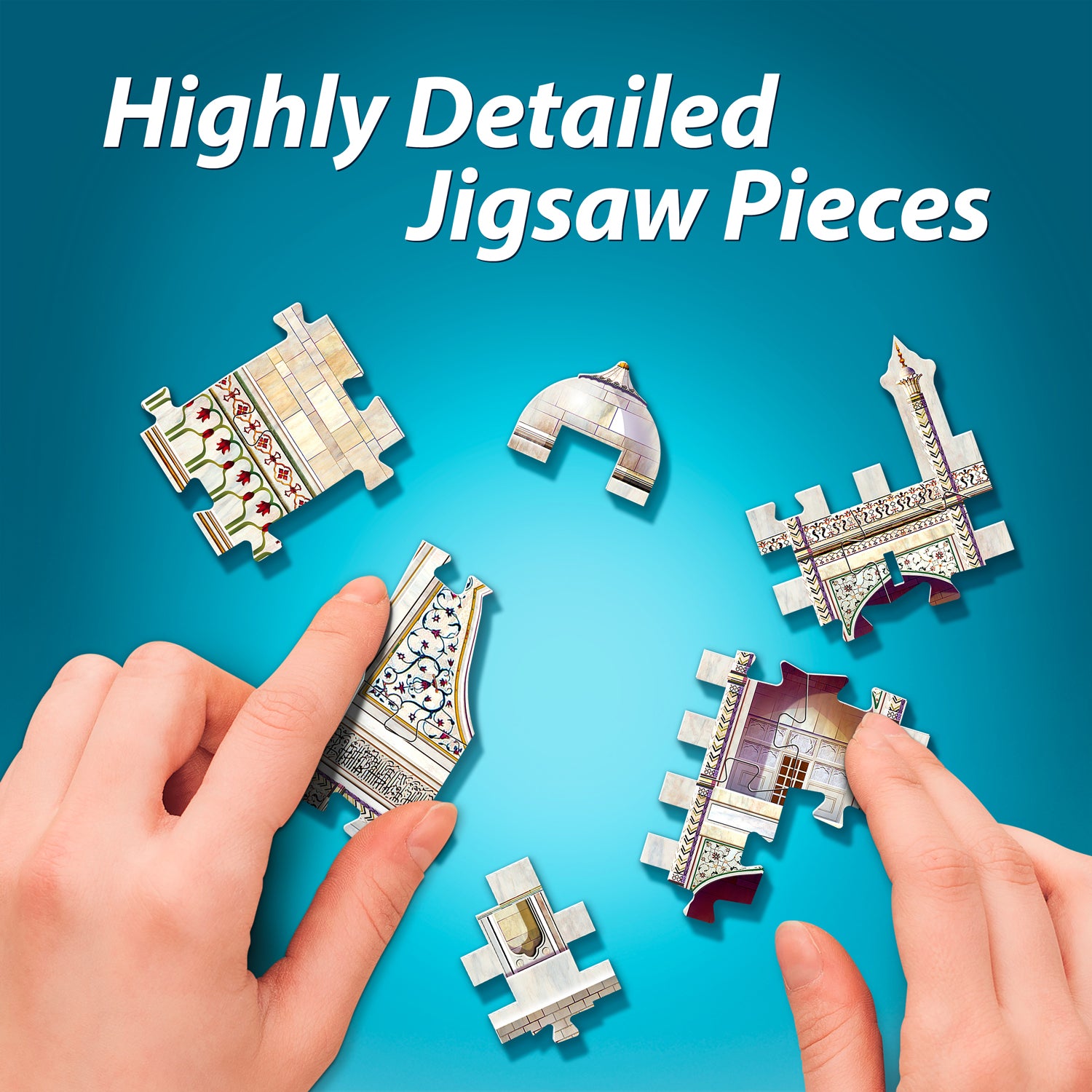 טאג׳ מאהל - פאזל תלת מימד 950 חלקים