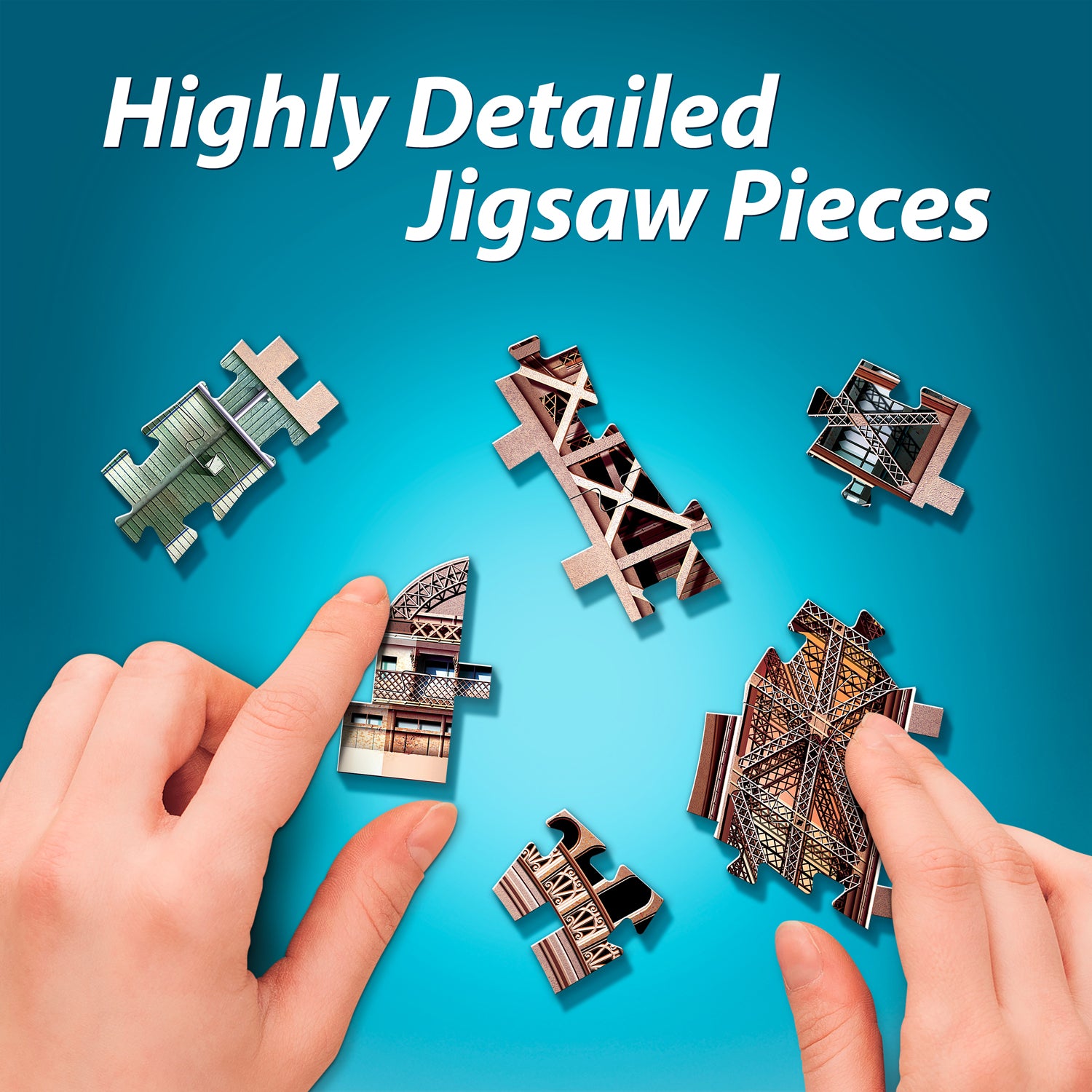 מגדל אייפל - פאזל תלת מימד 816 חלקים