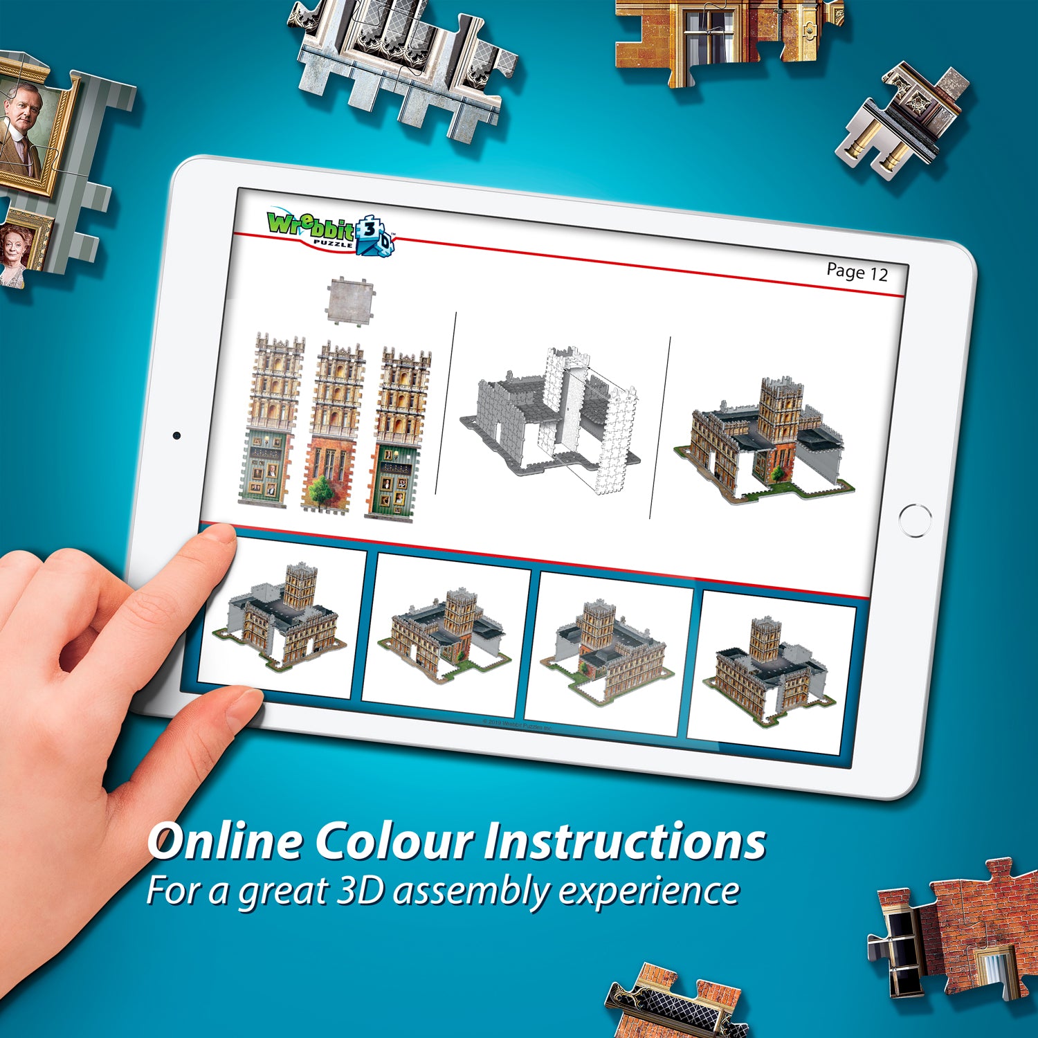 אחוזת דאונטון - פאזל תלת מימד 890 חלקים