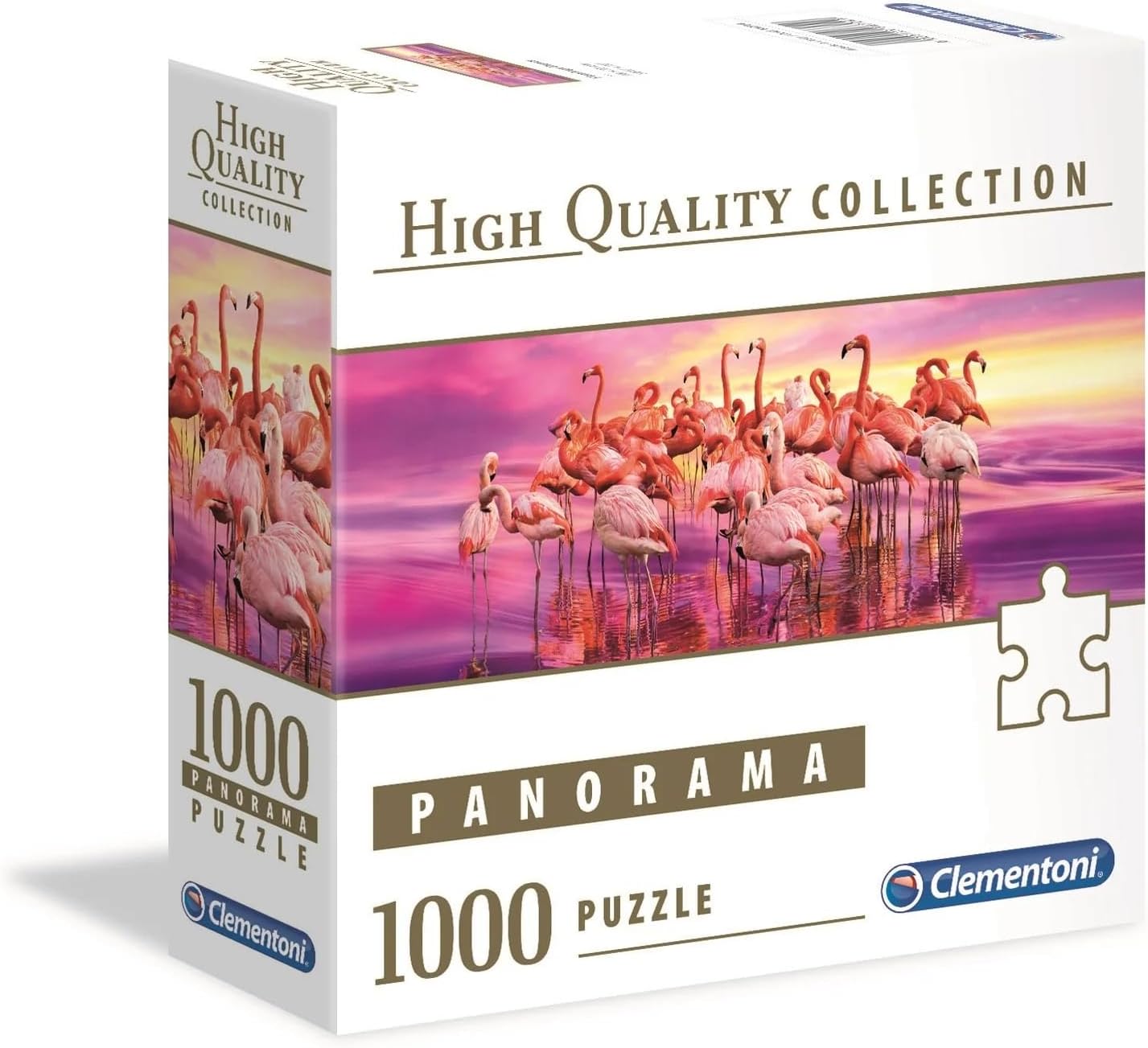 פלמינגו - פאזל 1000 חלקים בקופסא מרובעת CLEMENTONI