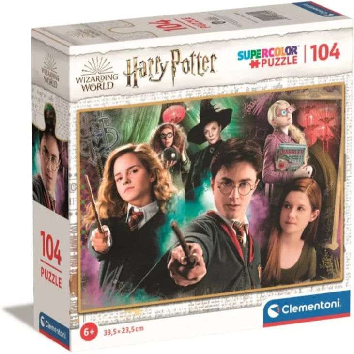 הארי פוטר - פאזל 104 חלקים בקופסא מרובעת CLEMENTONI