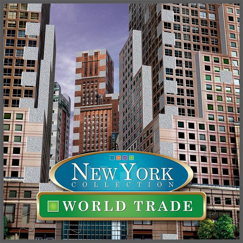 פאזל תלת-מימד 875 חל' - מרכז הסחר העולמי', ניו-יורק