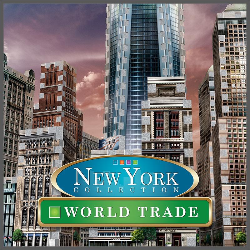 פאזל תלת-מימד 875 חל' - מרכז הסחר העולמי', ניו-יורק
