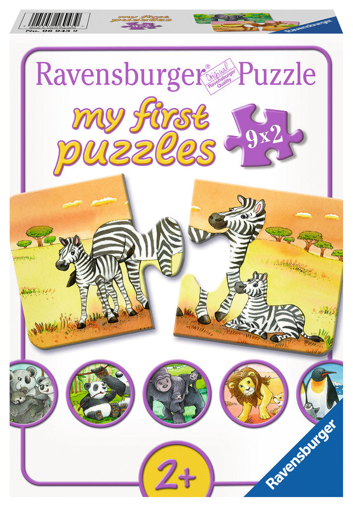 פאזל ראשון שלי 2X9 חל' - משפחות החיות