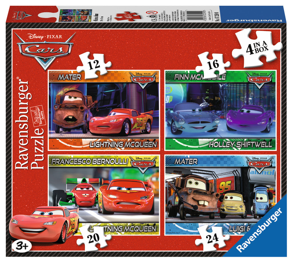4 פאזלים בקופסא - CARS