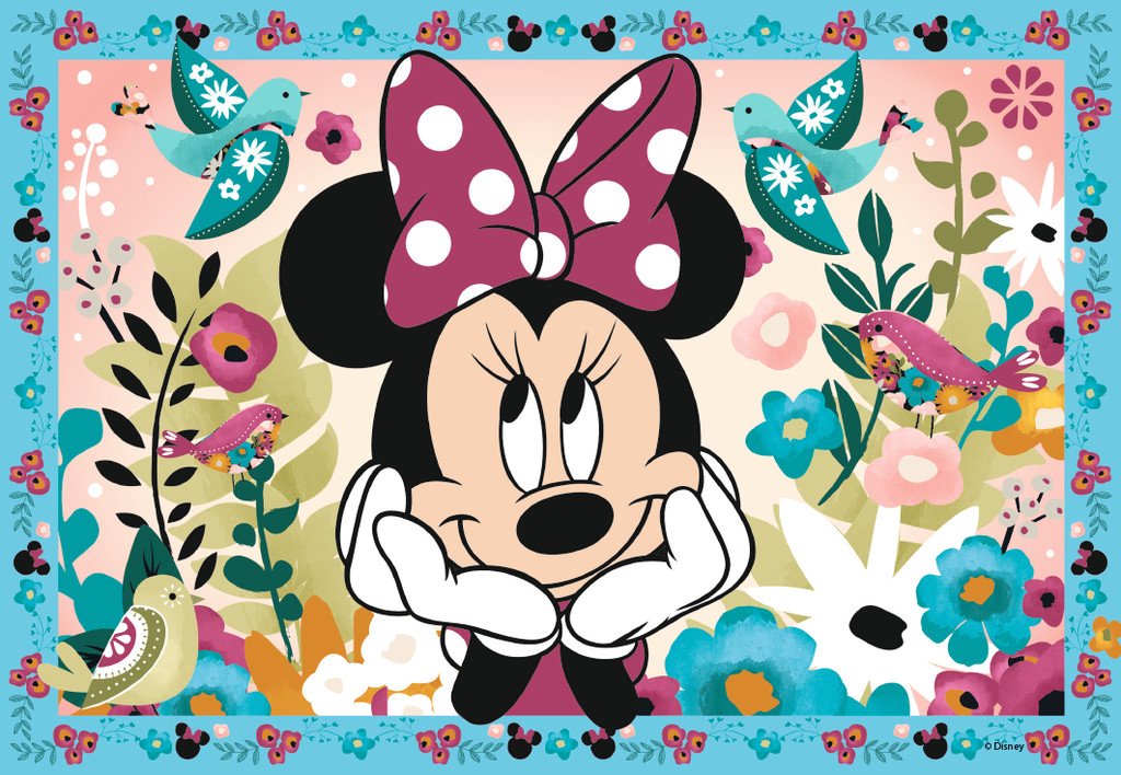 פאזל 2X12 חלקים - מיני מאוס