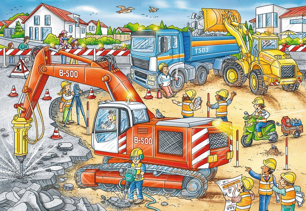 פאזל 2X12 חל' - מכונות עבודה