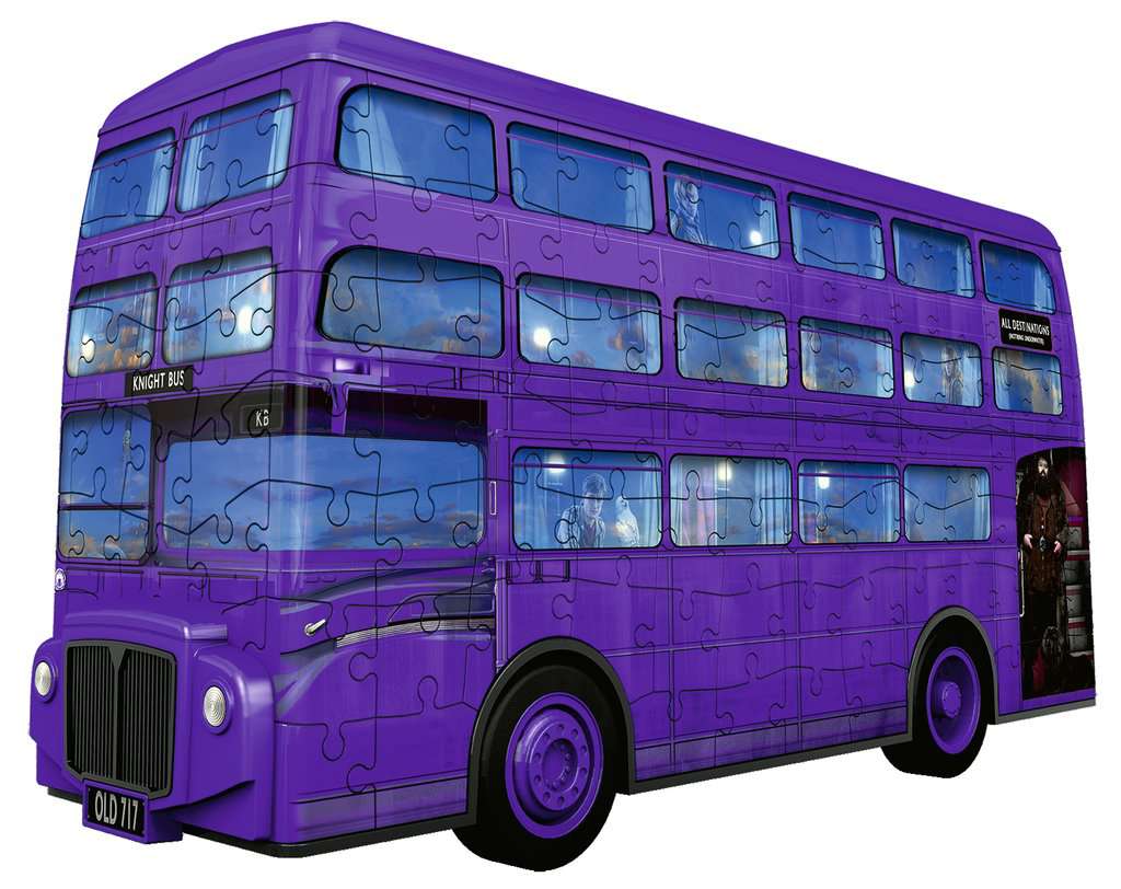 הארי פוטר: אוטונוס הלילה "Knight Bus" - פאזל תלת מימד 216 חלקים RAVENSBURGER