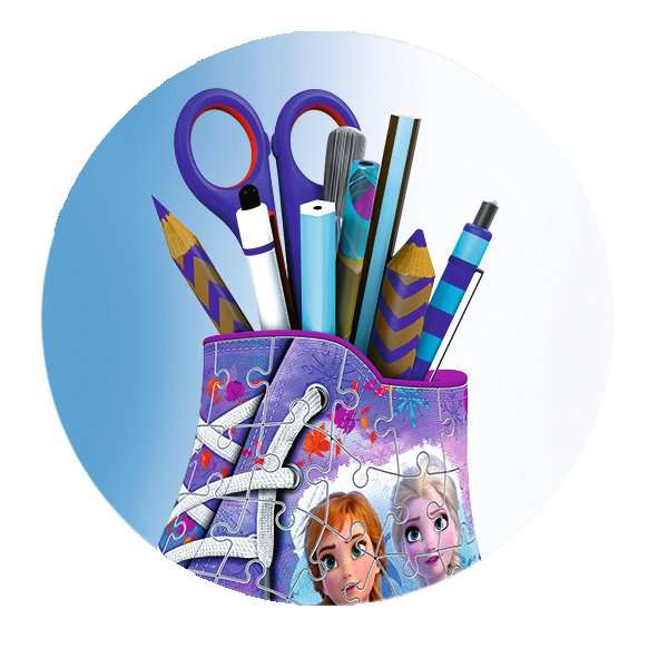 סניקרס פרוזן - פאזל תלת מימד 108 חלקים עם ארגונית לכלי כתיבה RAVENSBURGER