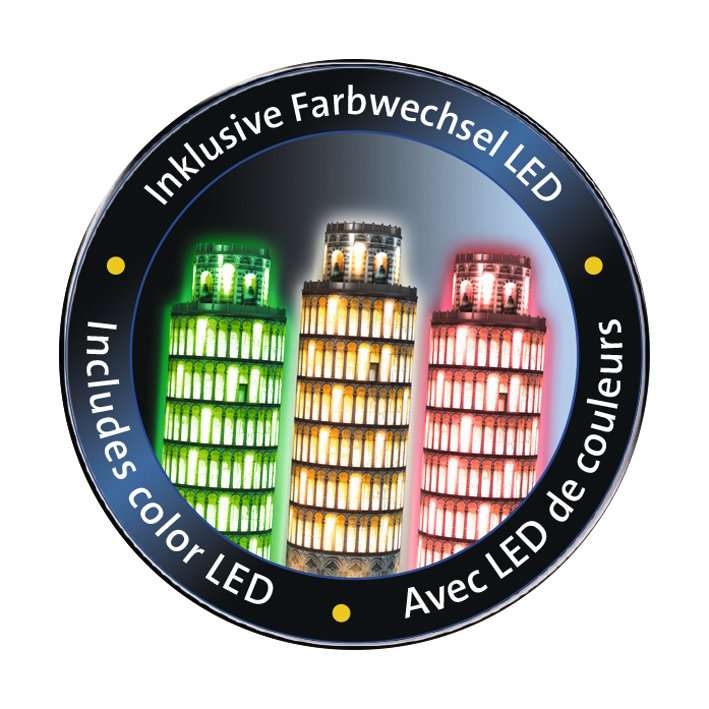 פאזל 3D - מגדל פיזה - כולל תאורת לילה!