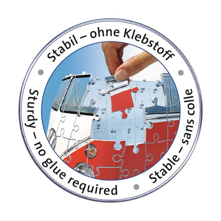 פולקסווגן T1 ״קמפרוואן״ - פאזל תלת מימד 162 חלקים RAVENSBURGER