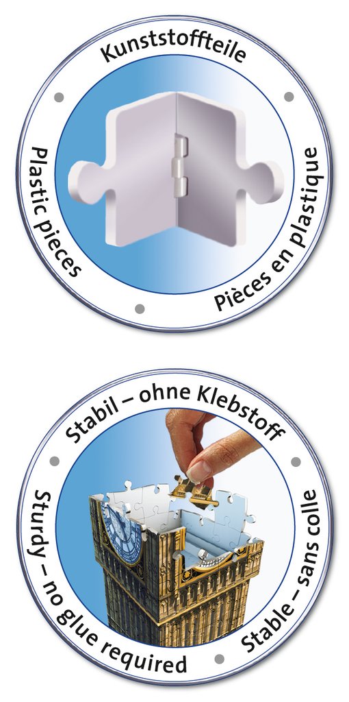 הביג-בן, לונדון - פאזל תלת מימד 216 חלקים RAVENSBURGER