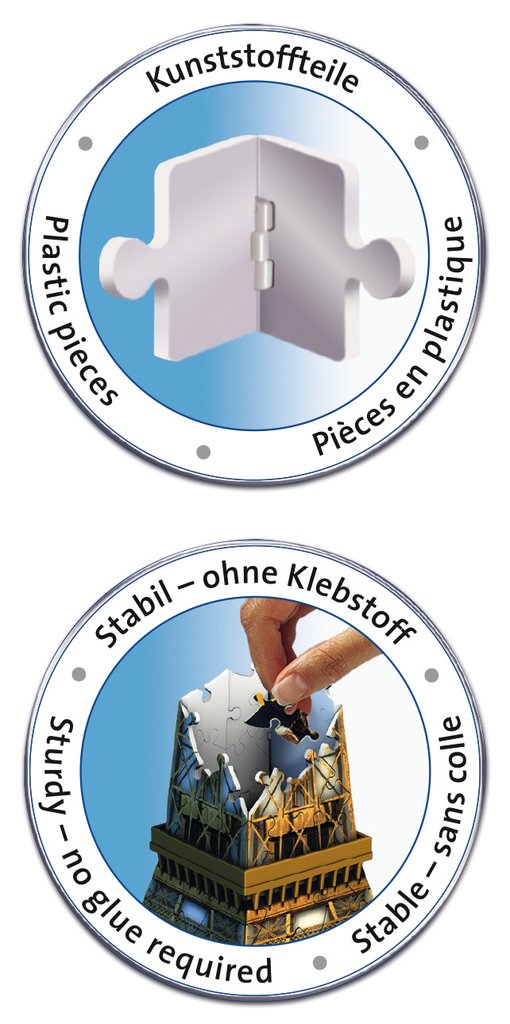 מגדל אייפל, פריז - פאזל תלת מימד 216 חלקים RAVENSBURGER