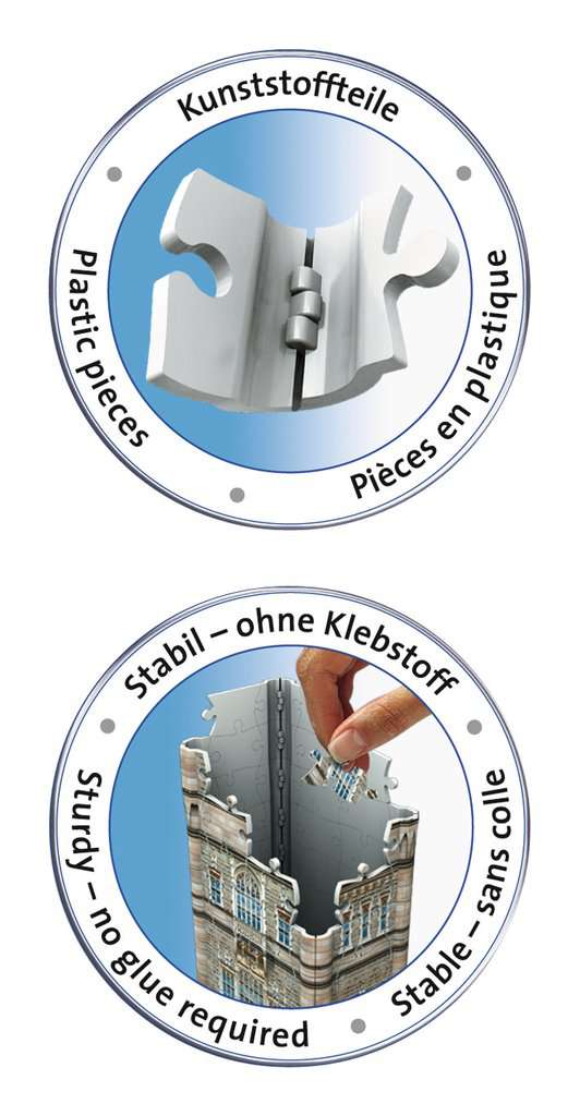 הטאוור ברידג', לונדון - פאזל תלת מימד 216 חלקים RAVENSBURGER