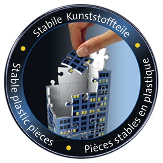 בנין קרייזלר, מנהטן "Night Edition" - פאזל תלת מימד 216 חלקים עם תאורת לילה! RAVENSBURGER